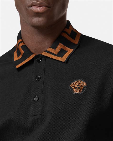 versace polo shirt medusa.